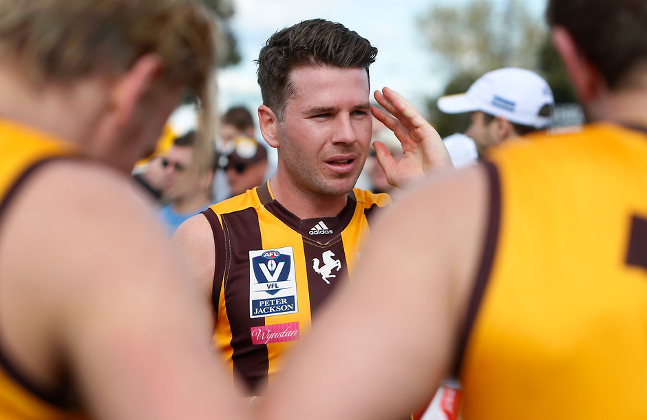VFL 2015 Cup 2nd Preliminary Final - Box Hill v Sandringham Jonathan Simpkin was a standout leader for the Box Hill Hawks last year - ${keywords}